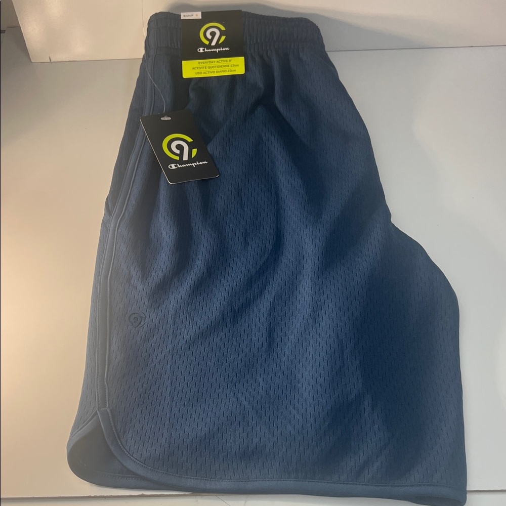 Champion Navy Mesh Shorts
